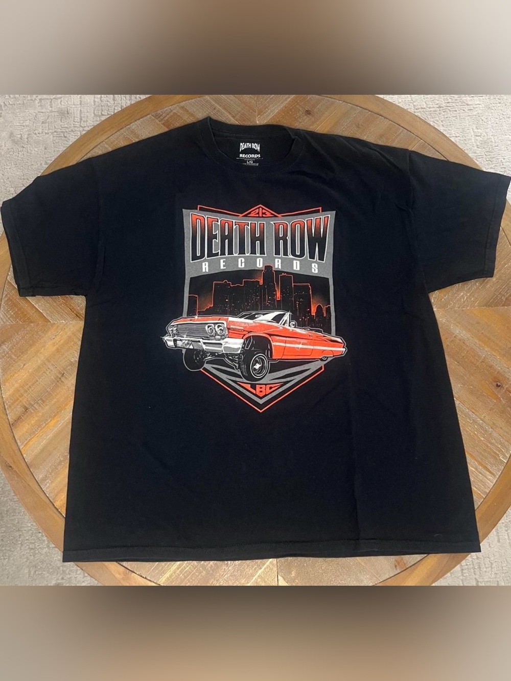 Death Row Records vintage Low Rider T-shirt Black Large‎